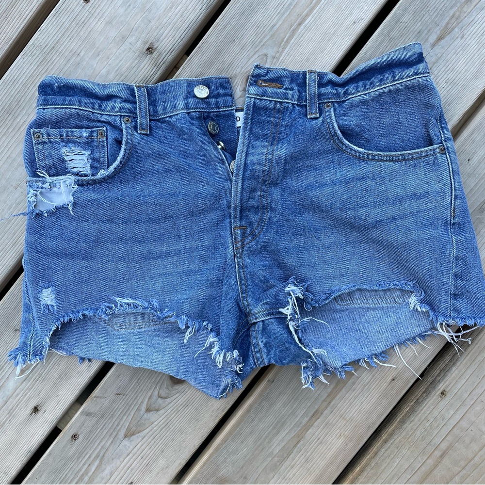 GRLFRND Hayden Low Rise Boyfriend Short, Sz 28